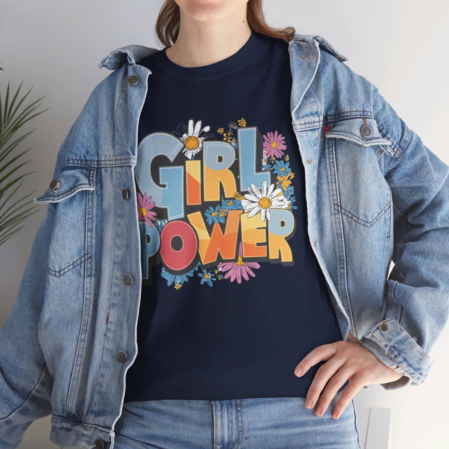 Girl Power Women Heavy Cotton Tee