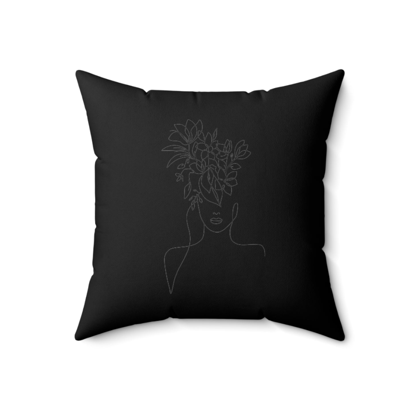 Women Spun Polyester Square Pillow