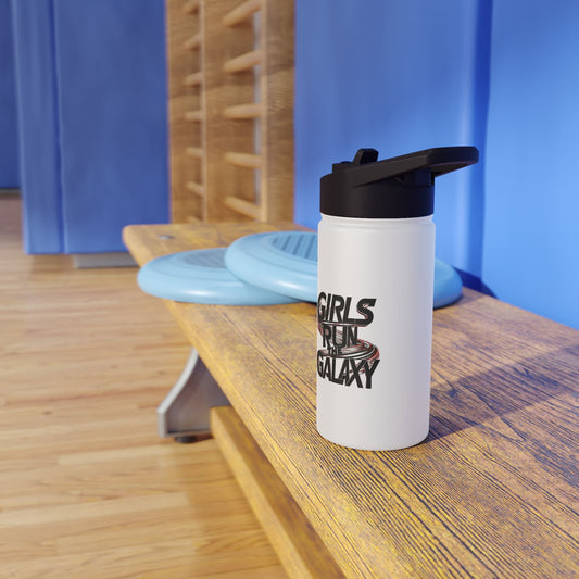 Girls Run  Stainless Steel Water Bottle, Standard Lid