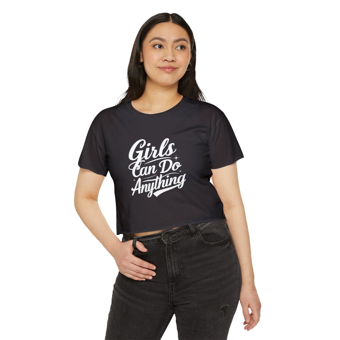 Girl's Can Do Annything Women's Festival Crop Top