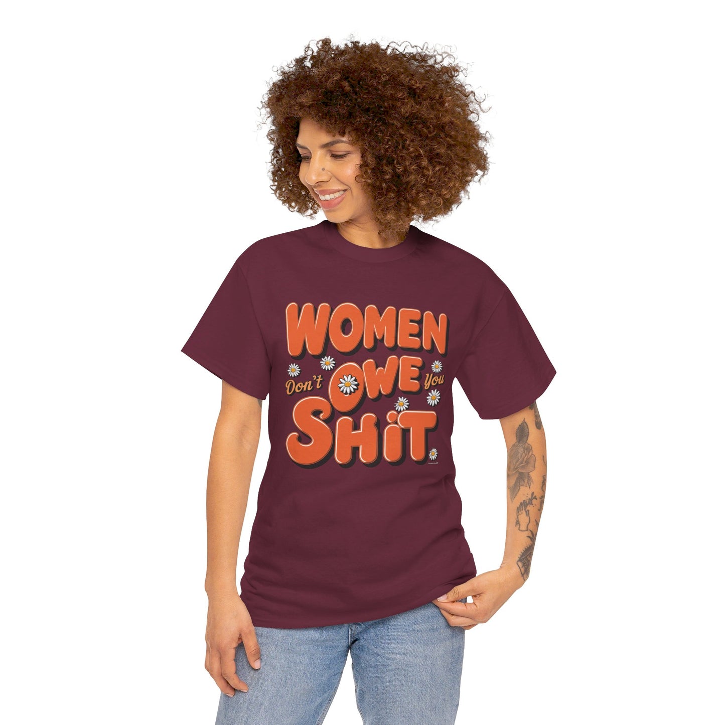 Women Don't Women Heavy Cotton Tee