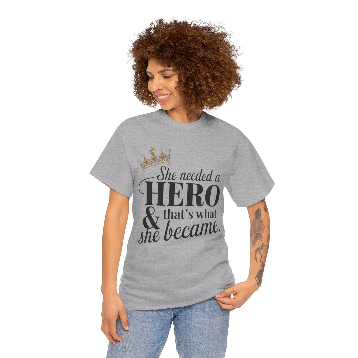 She Needed Women Heavy Cotton Tee
