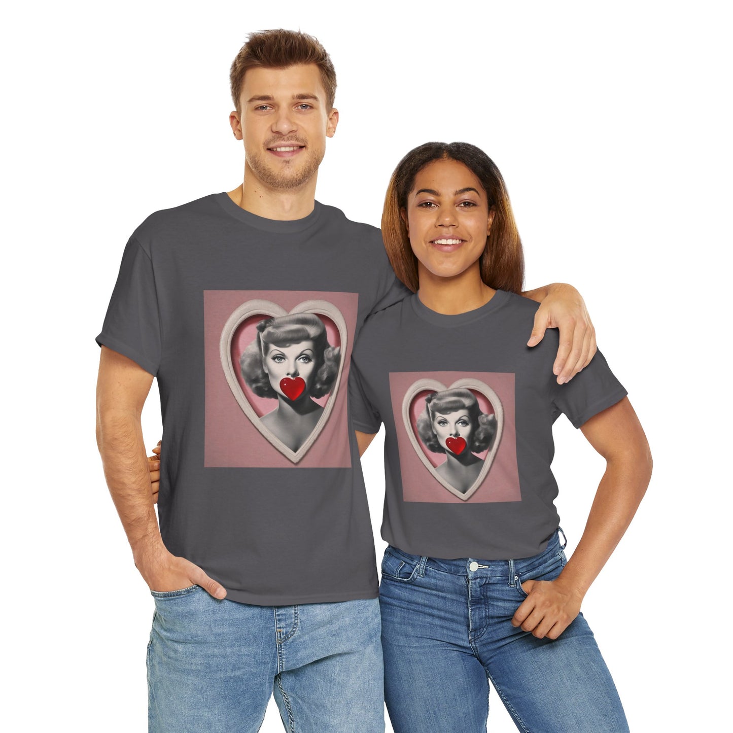 Miley Cyrus T Shirt with Hearts