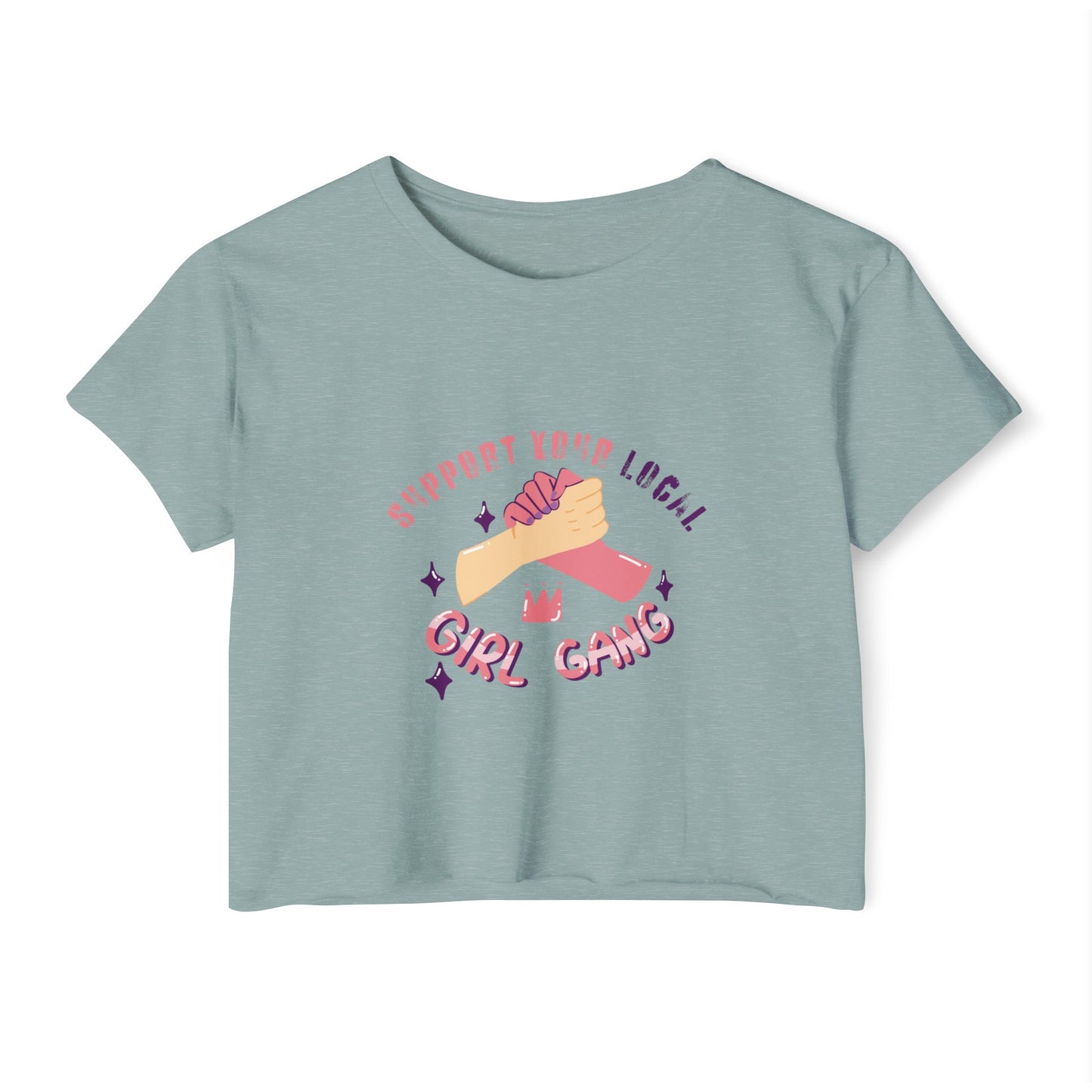 Support your local women's Women's Festival Crop Top