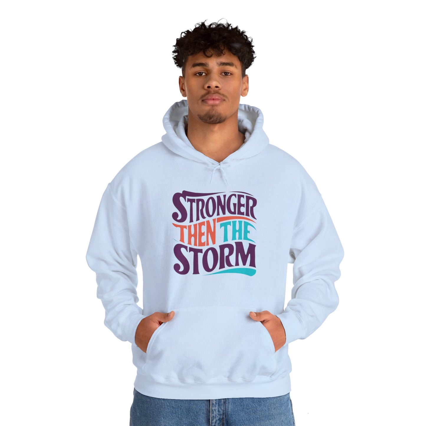 Stronger Than The Storm Unisex Heavy Blend™ Hooded Sweatshirt