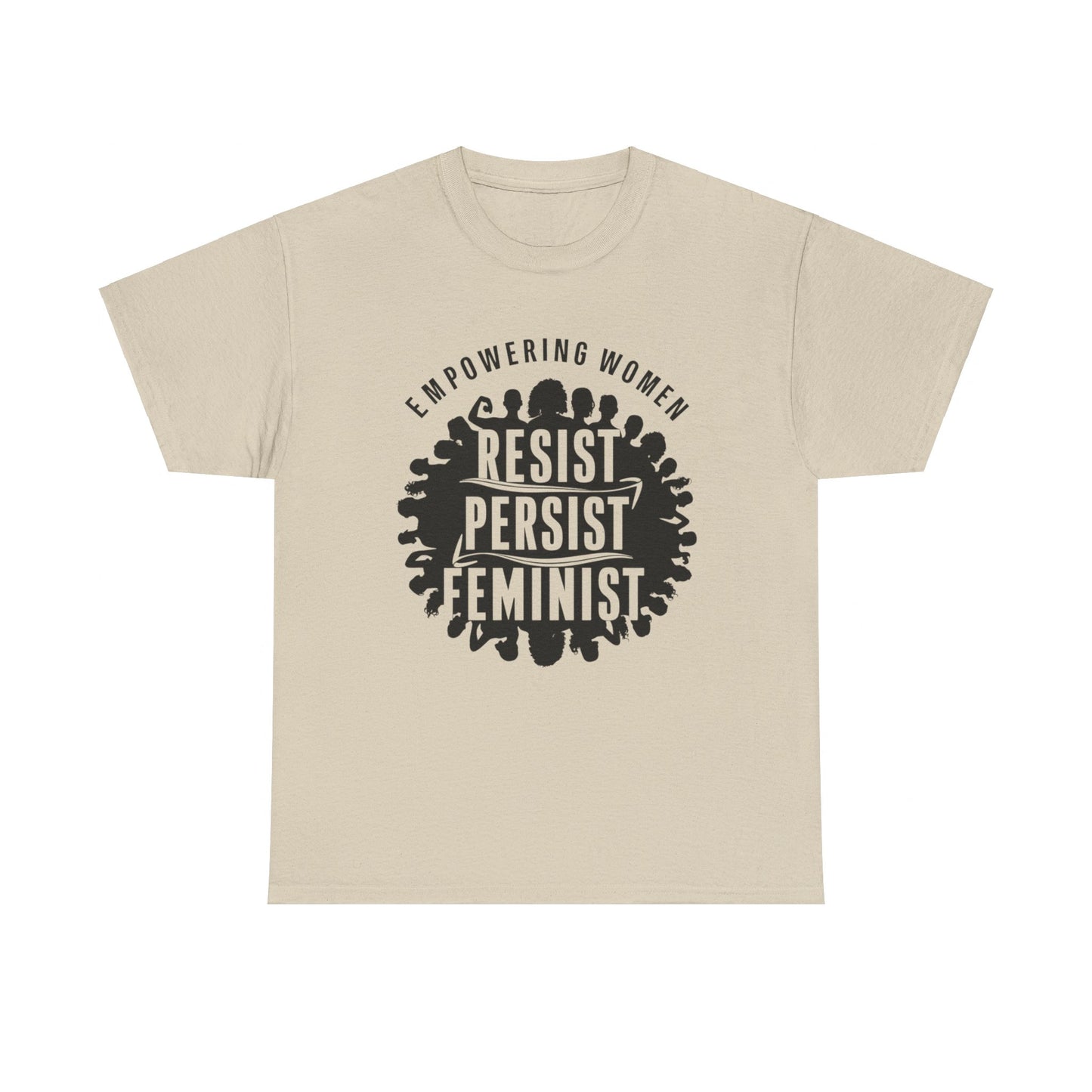 Empowering Women Printed T Shirt with Hearts