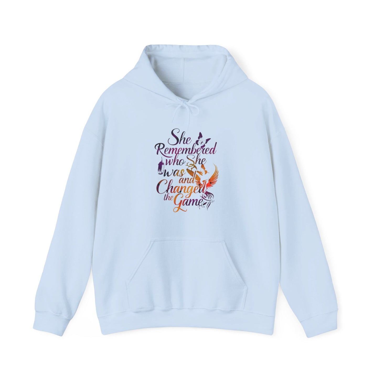 She Remembered Printed Unisex Heavy Blend™ Hooded Sweatshirt