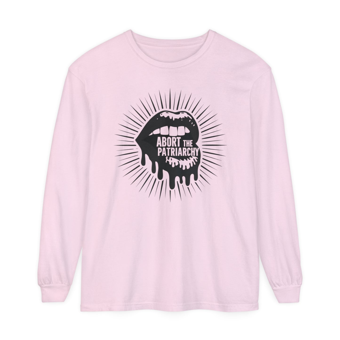 Abort The Women Garment-dyed Long Sleeve T-Shirt