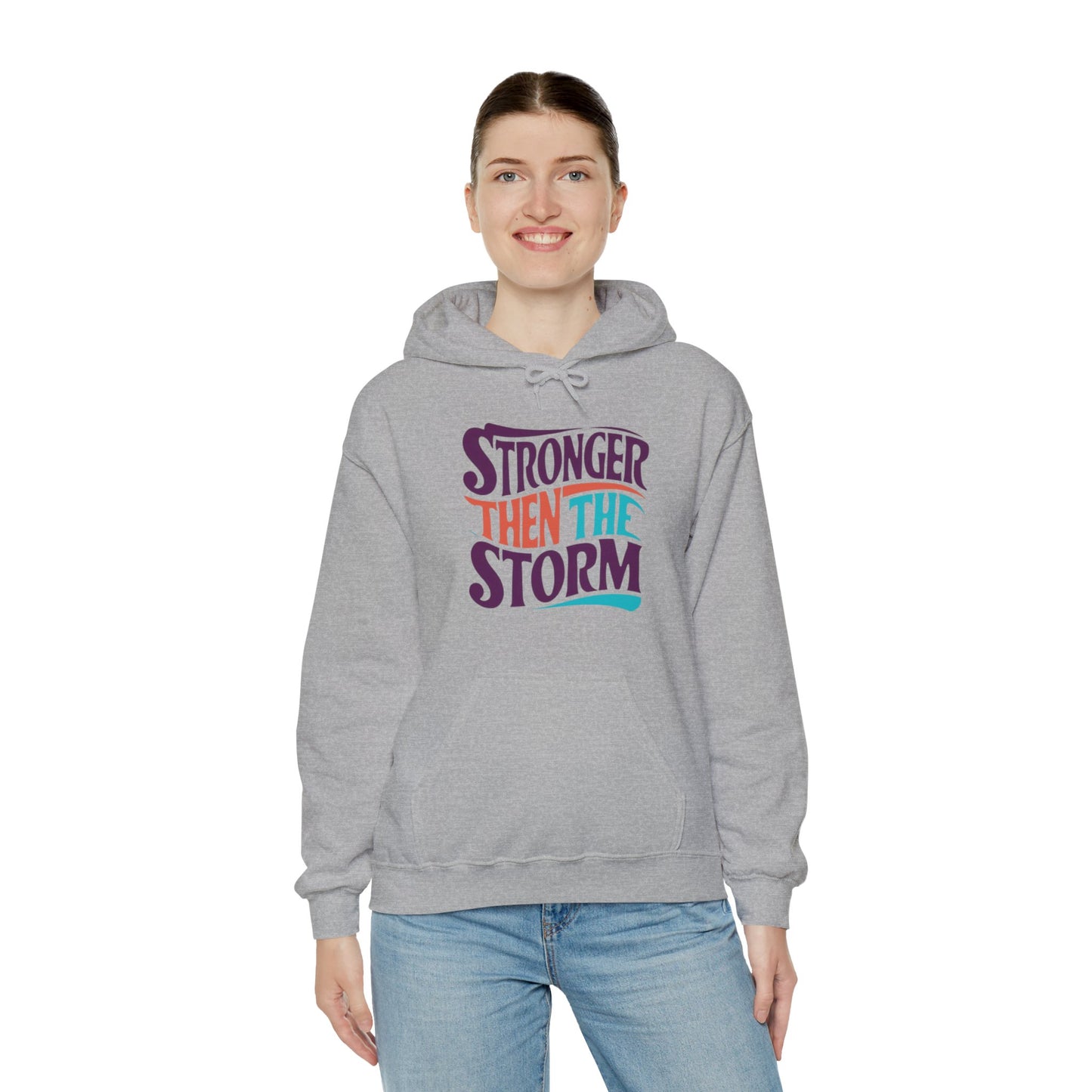 Stronger Than The Storm Unisex Heavy Blend™ Hooded Sweatshirt
