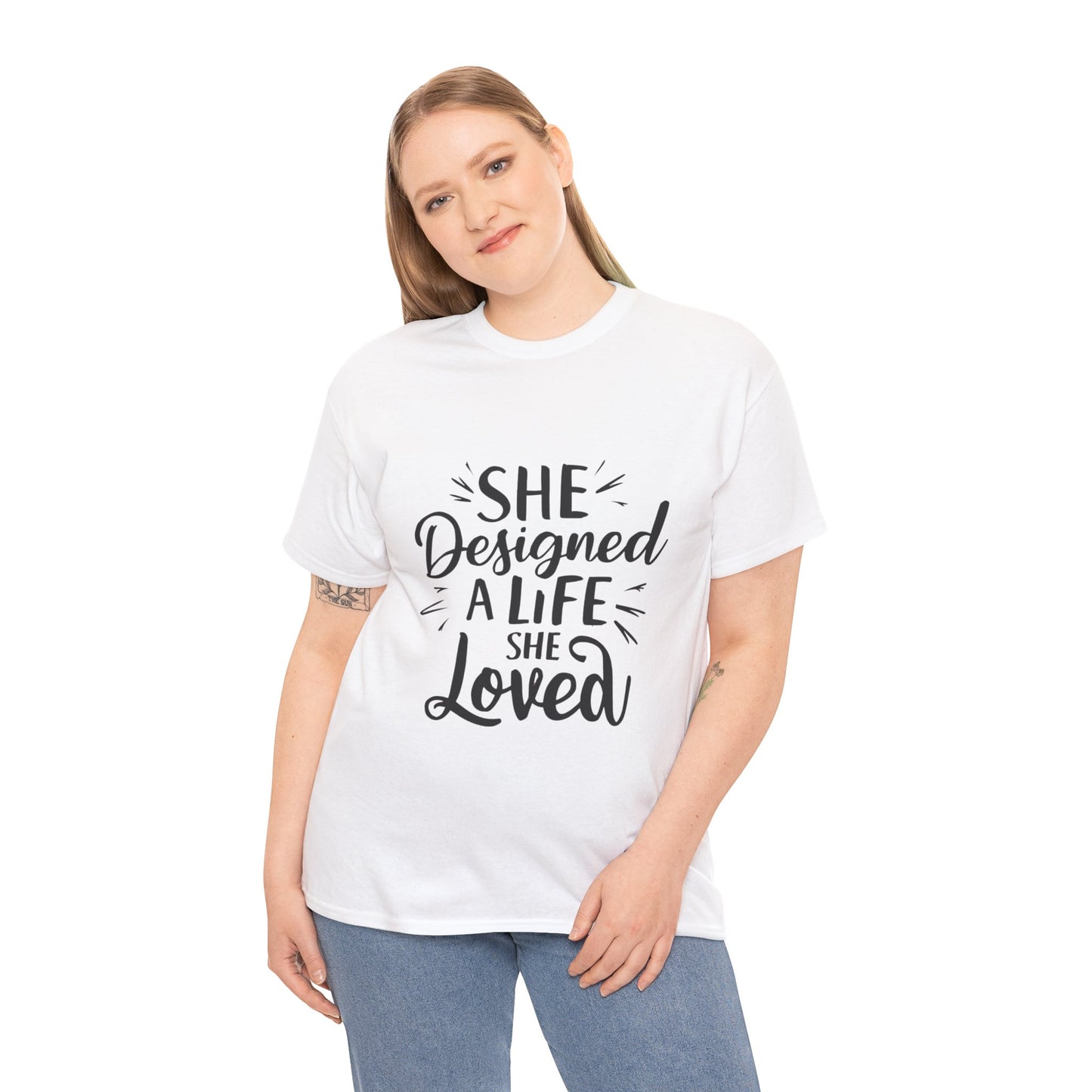 She Designed A Life T Shirt with Hearts