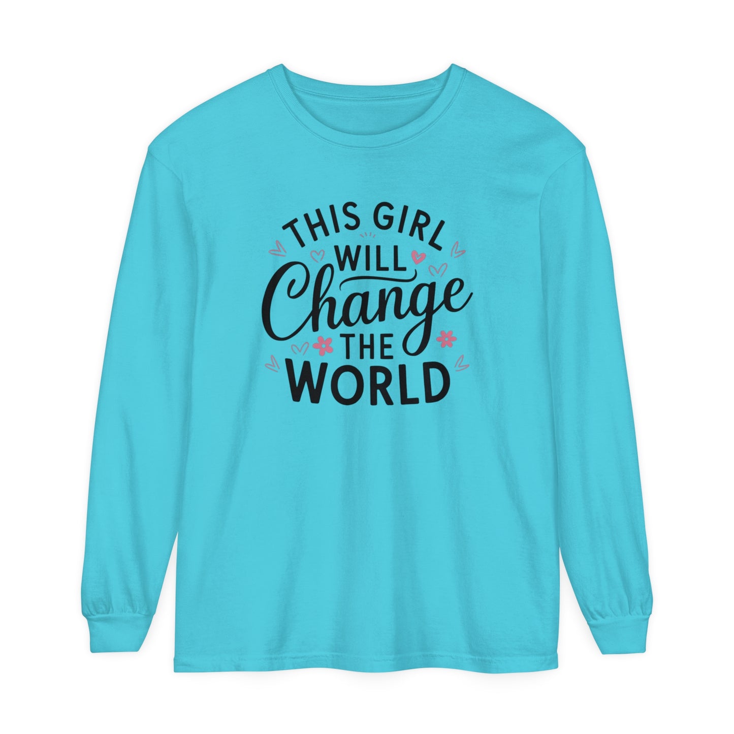 This Girl Garment-dyed Long Sleeve T-Shirt