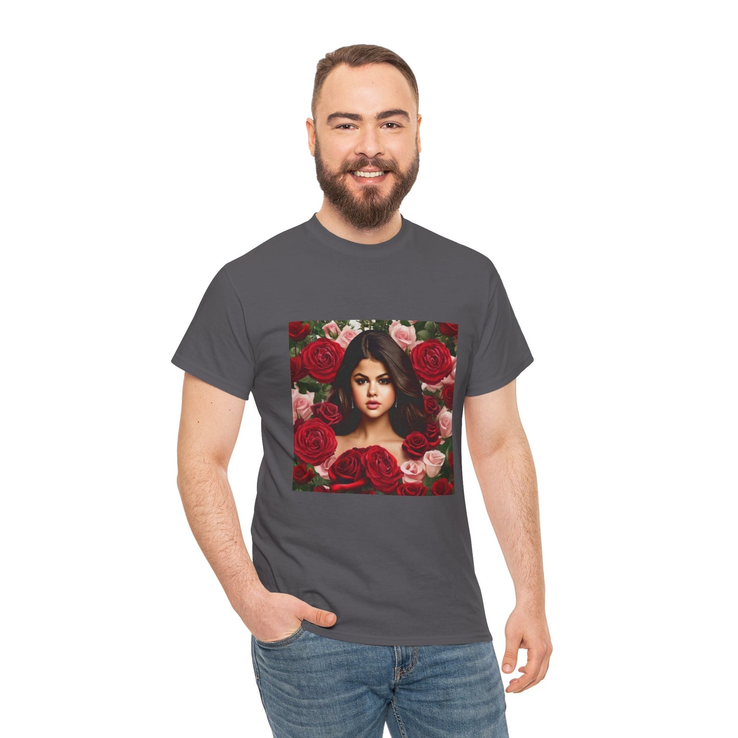Selena Gomez T Shirt with Hearts