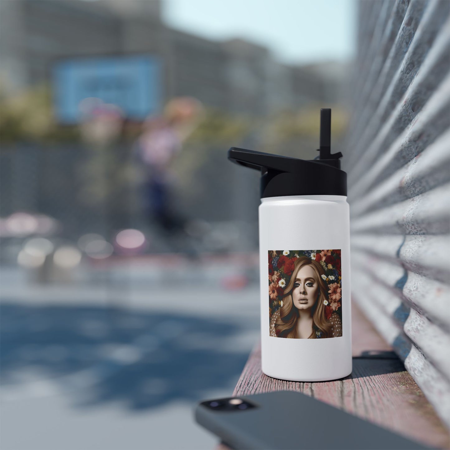 Women Stainless Steel Water Bottle, Standard Lid