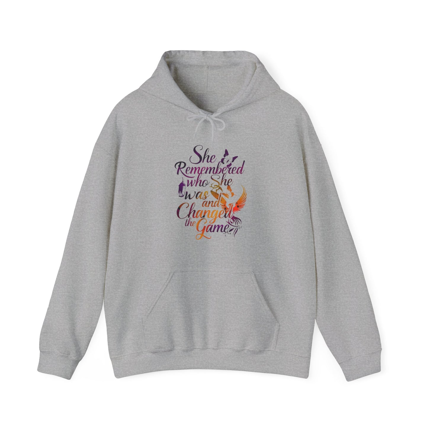 She Remembered Printed Unisex Heavy Blend™ Hooded Sweatshirt