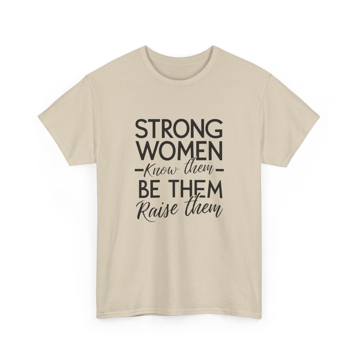 Strong Women Printed T Shirt with Hearts
