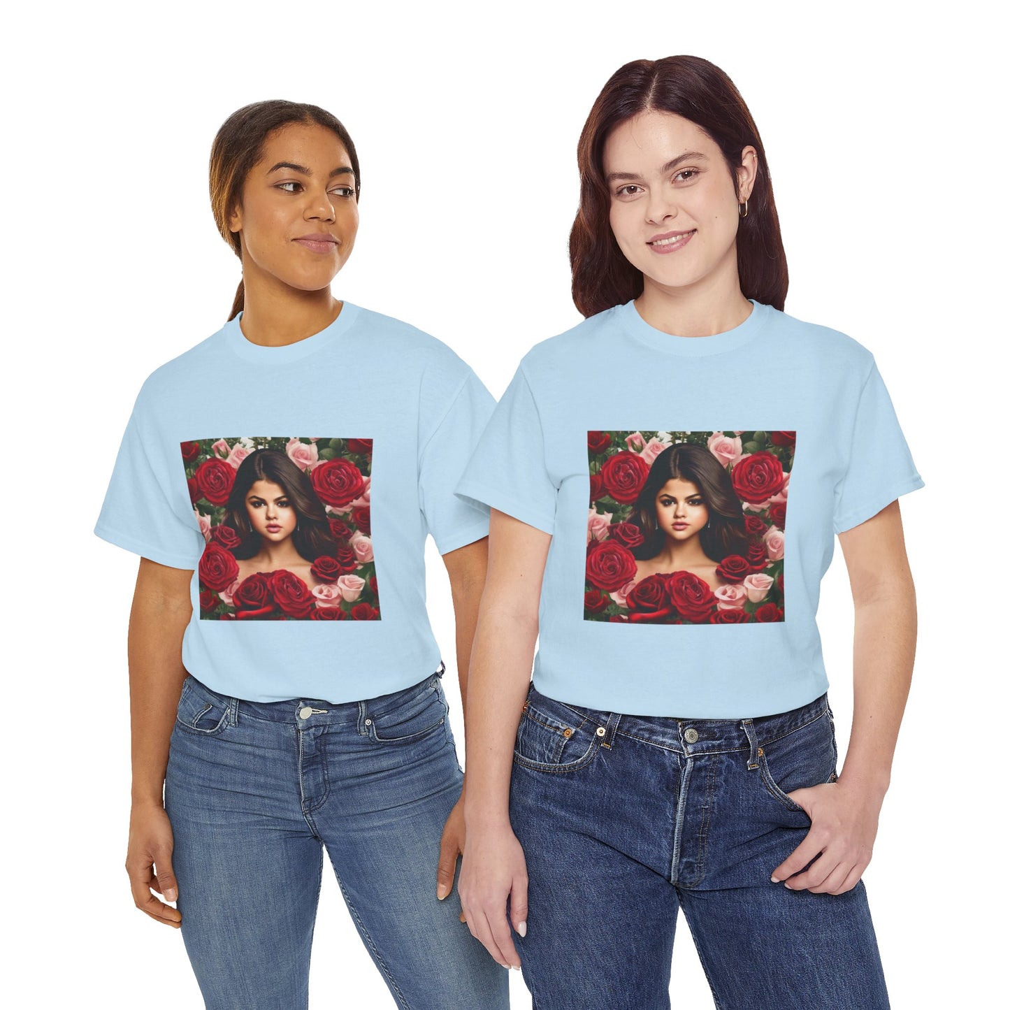 Selena Gomez T Shirt with Hearts