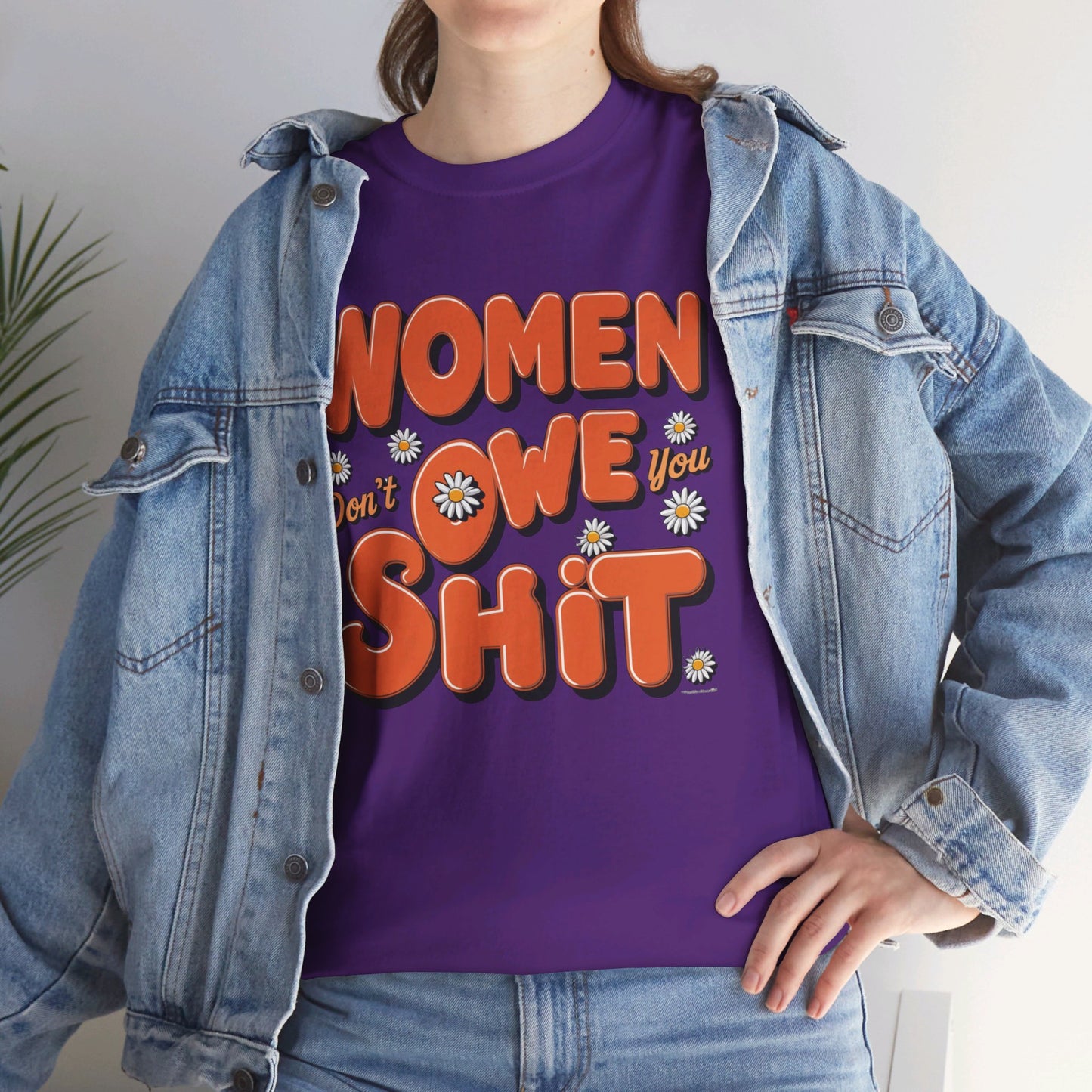 Women Don't Women Heavy Cotton Tee