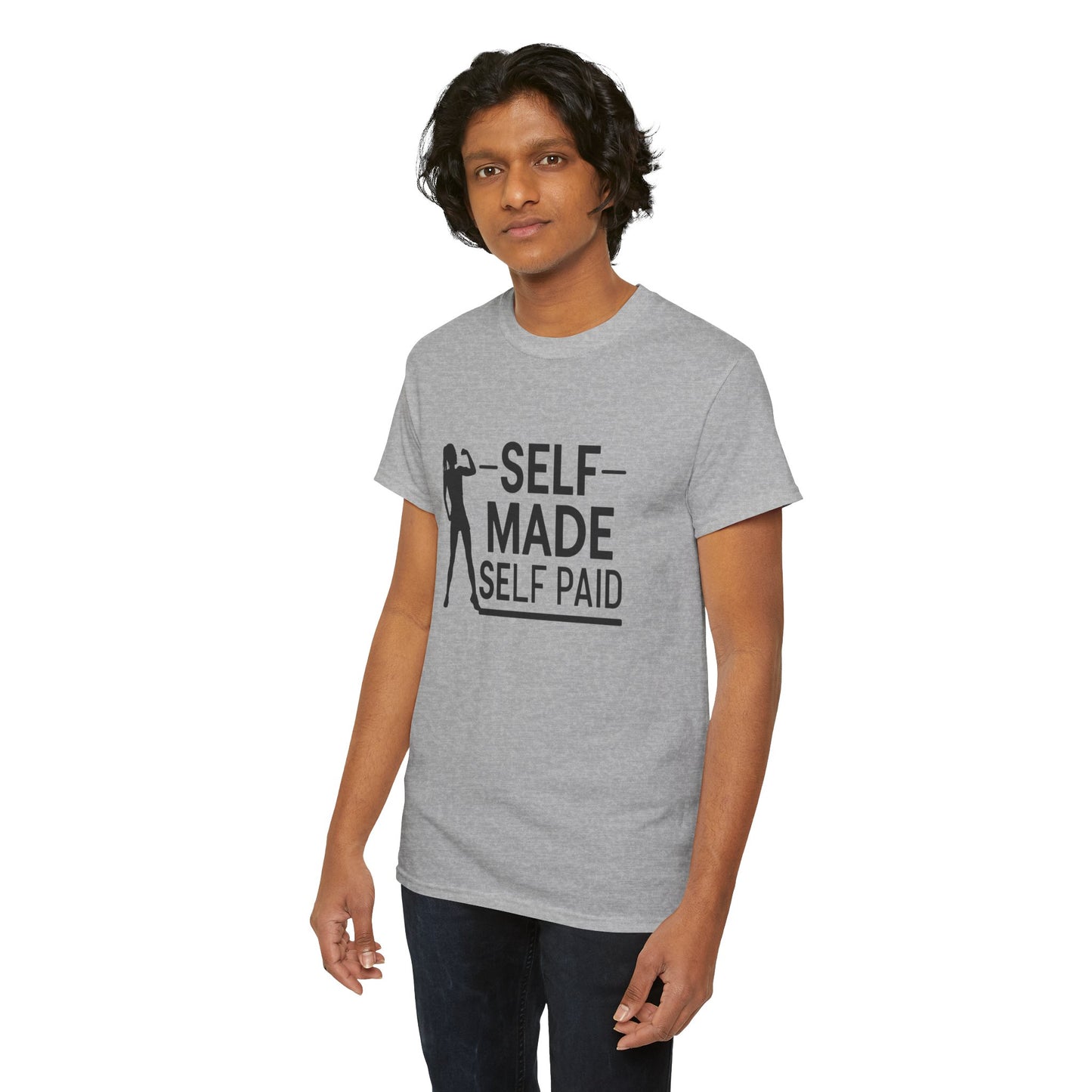 Self Made Printed T Shirt with Hearts