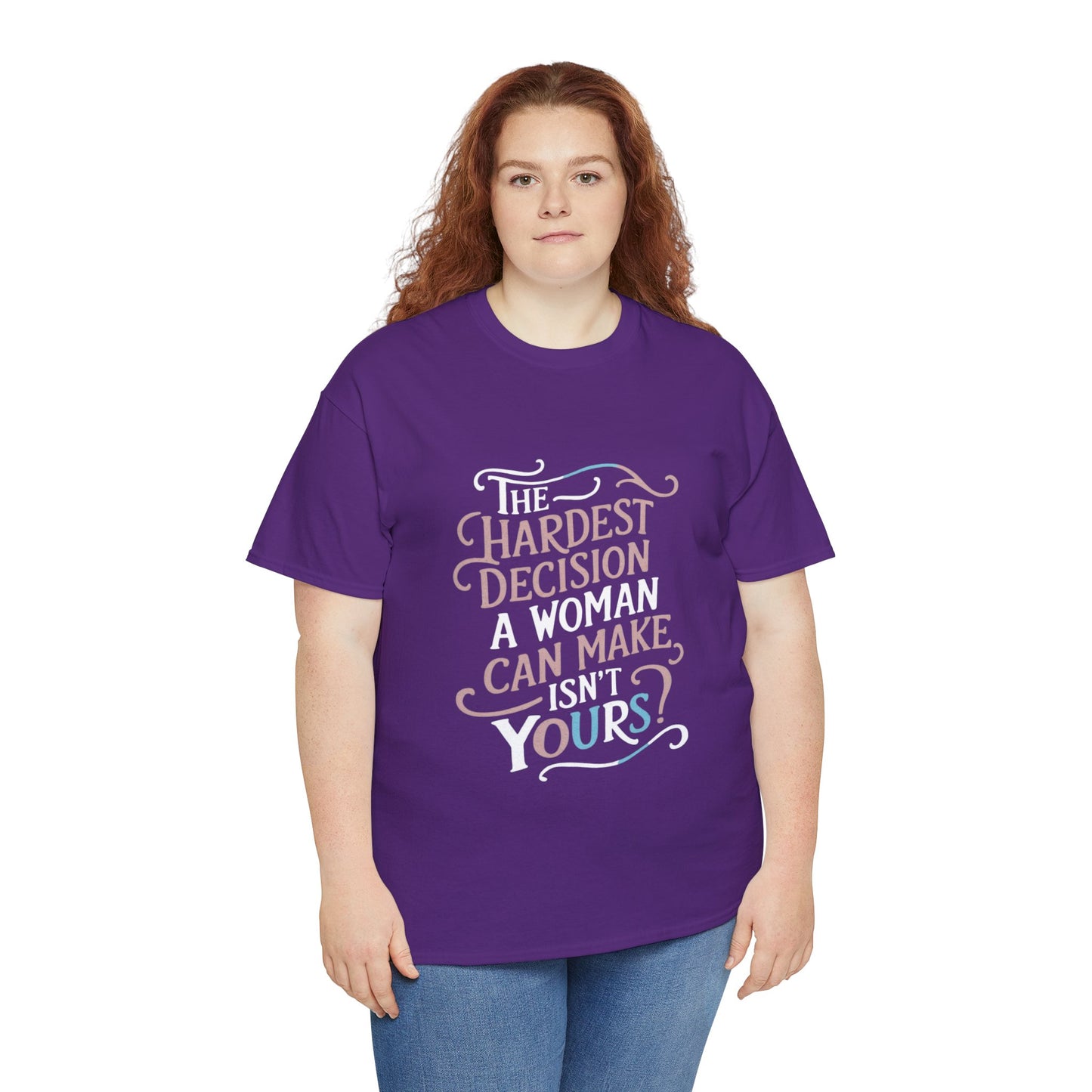The Hardest Decision T Shirt with Hearts
