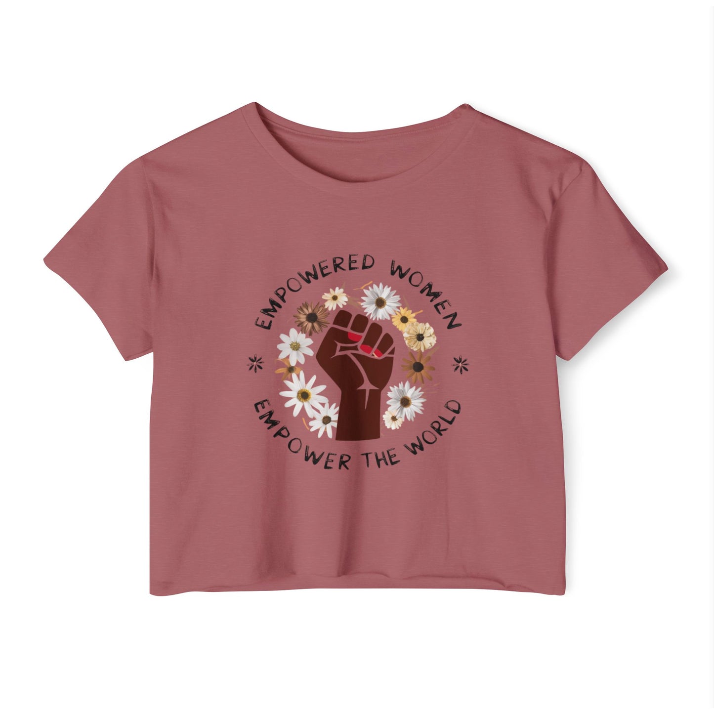 Empowered Women Women's Festival Crop Top