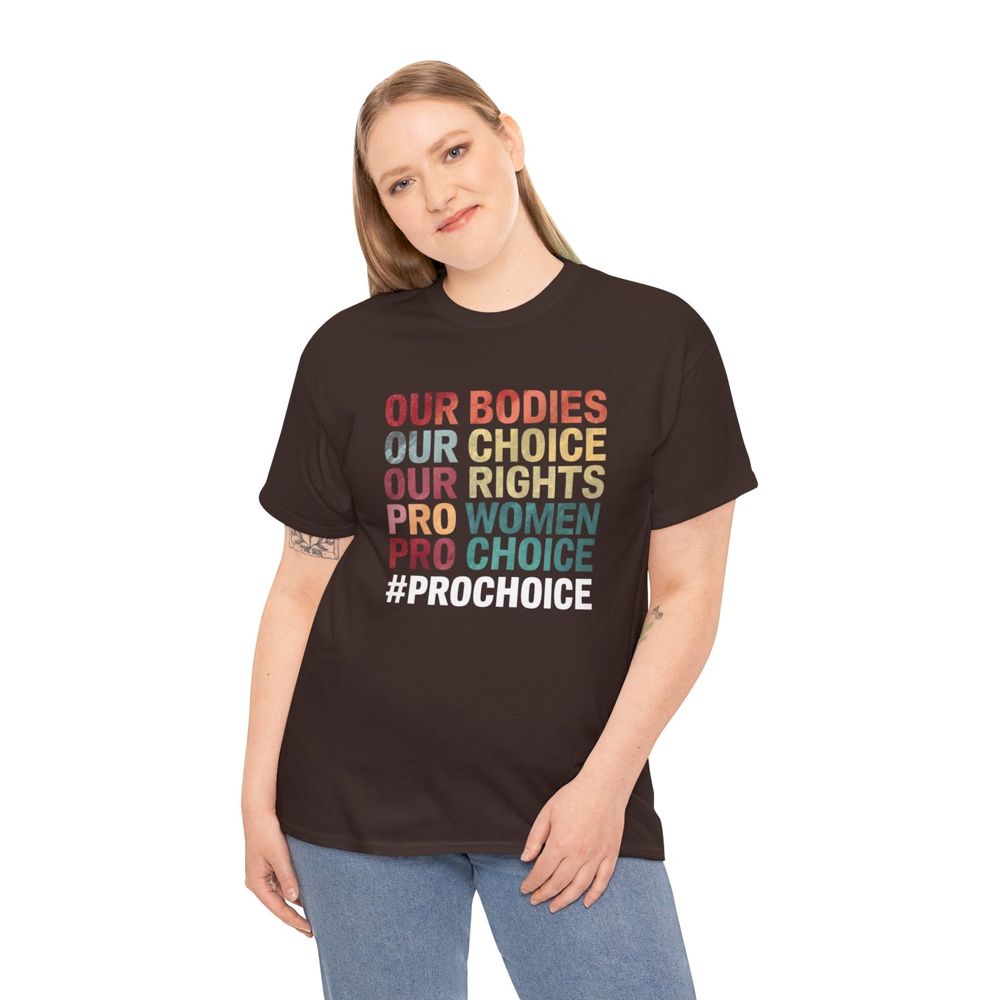 Our Bodies Women Heavy Cotton Tee