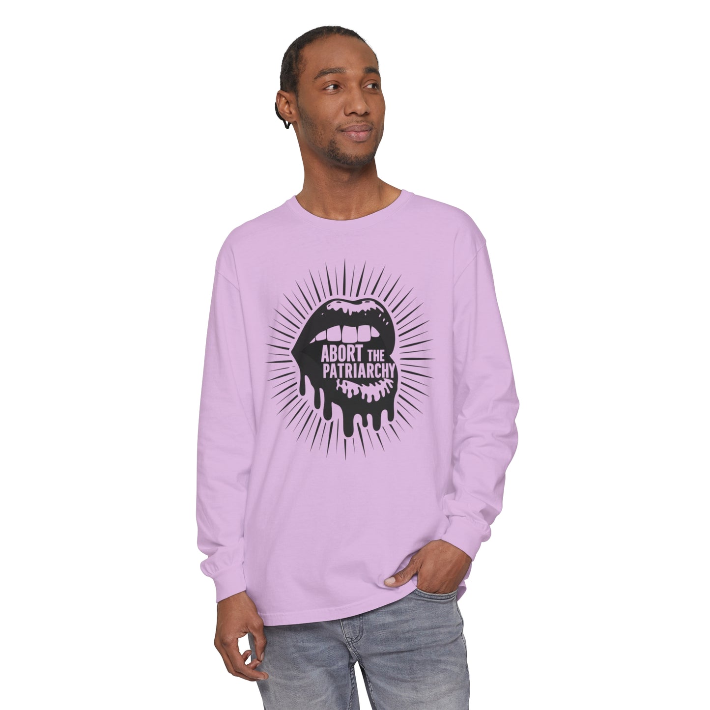Abort The Women Garment-dyed Long Sleeve T-Shirt
