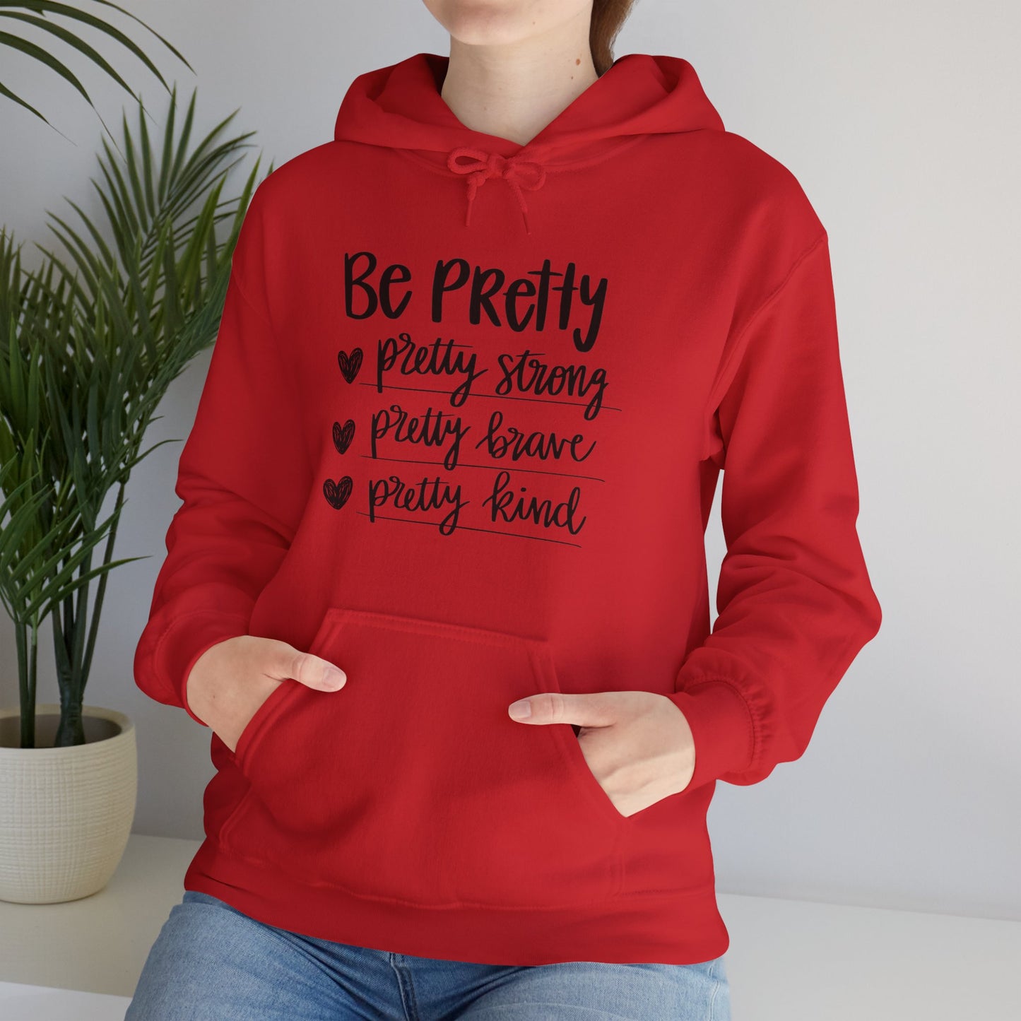 Be Pretty Pretty Strong Unisex Heavy Blend™ Hooded Sweatshirt