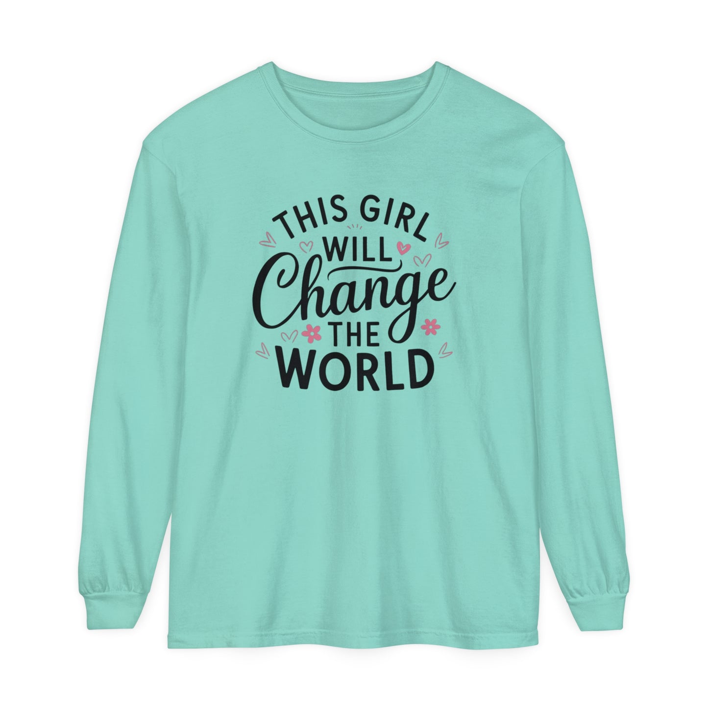 This Girl Garment-dyed Long Sleeve T-Shirt