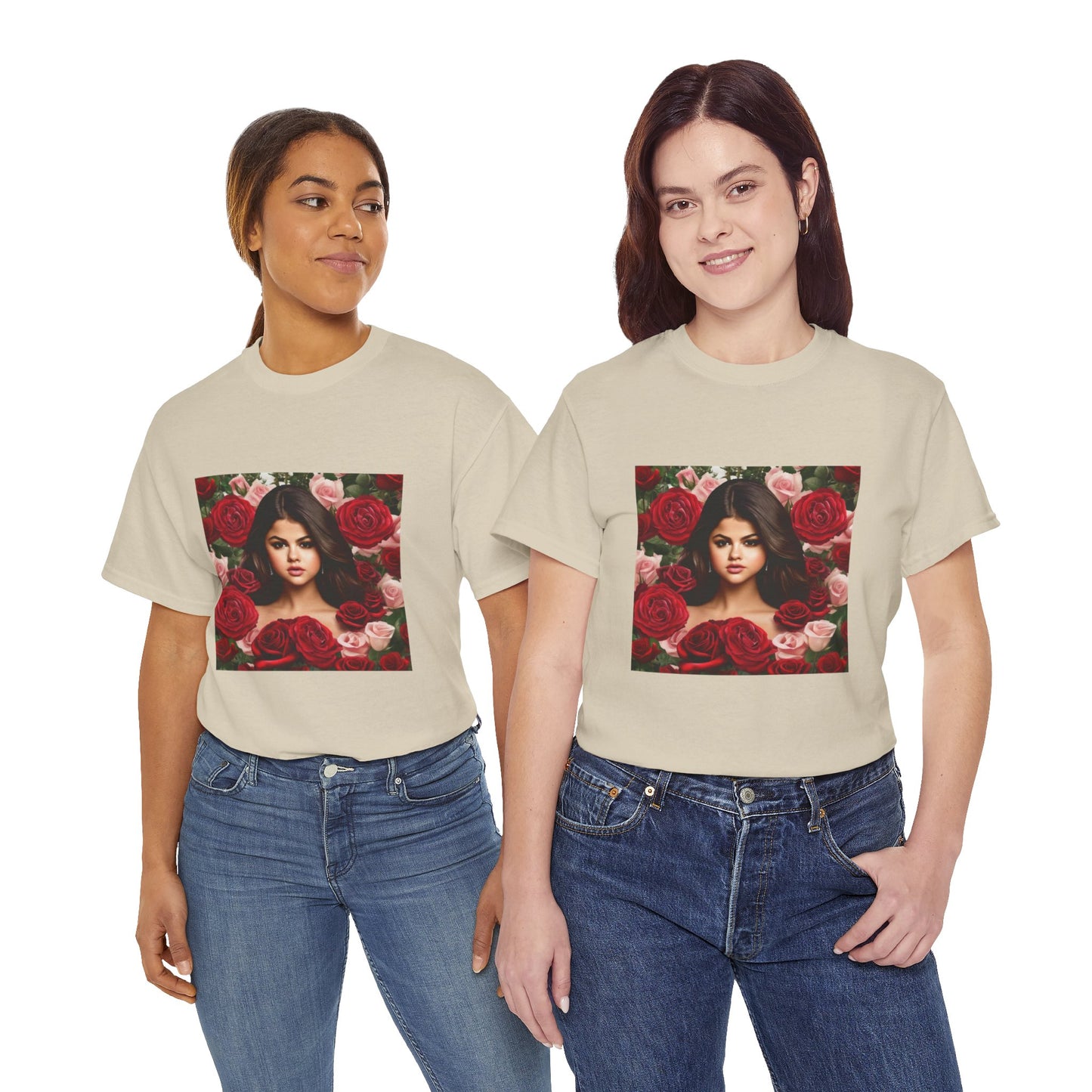 Selena Gomez T Shirt with Hearts
