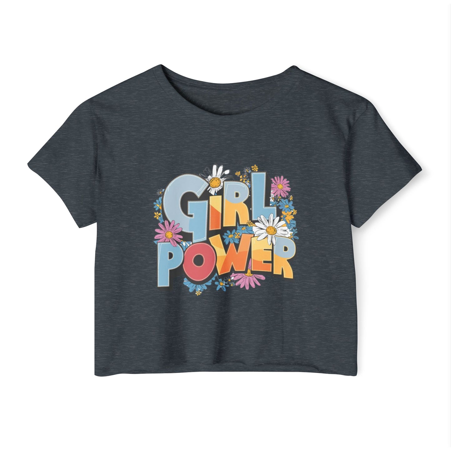 Girl Power Women's Festival Crop Top