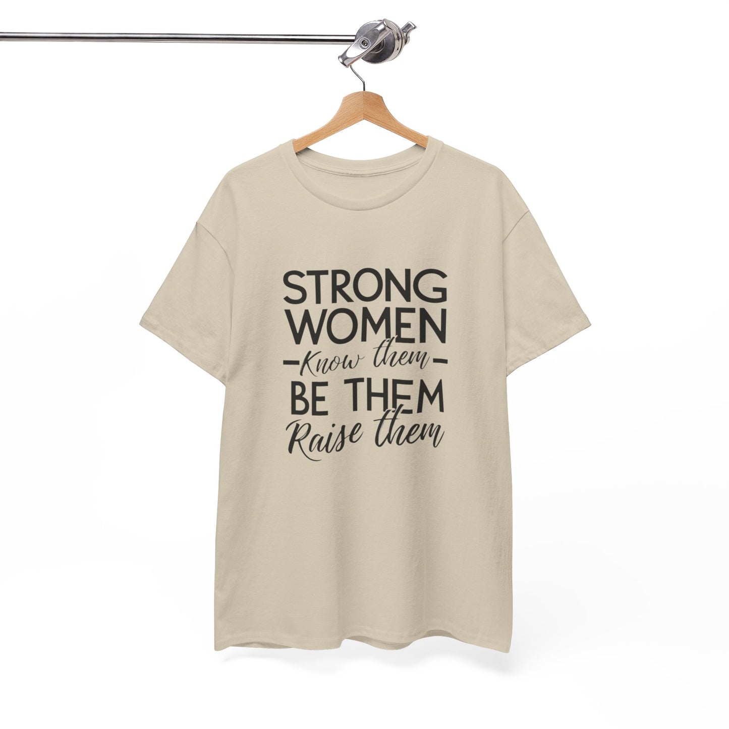 Strong Women Printed T Shirt with Hearts