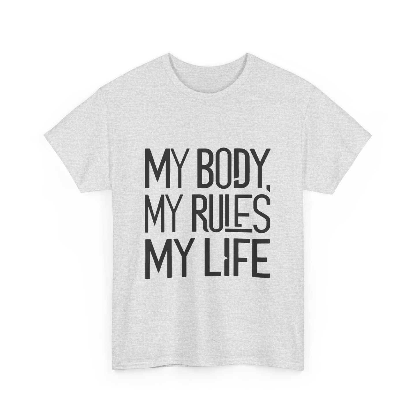 My Body, My Rules Women Heavy Cotton Tee