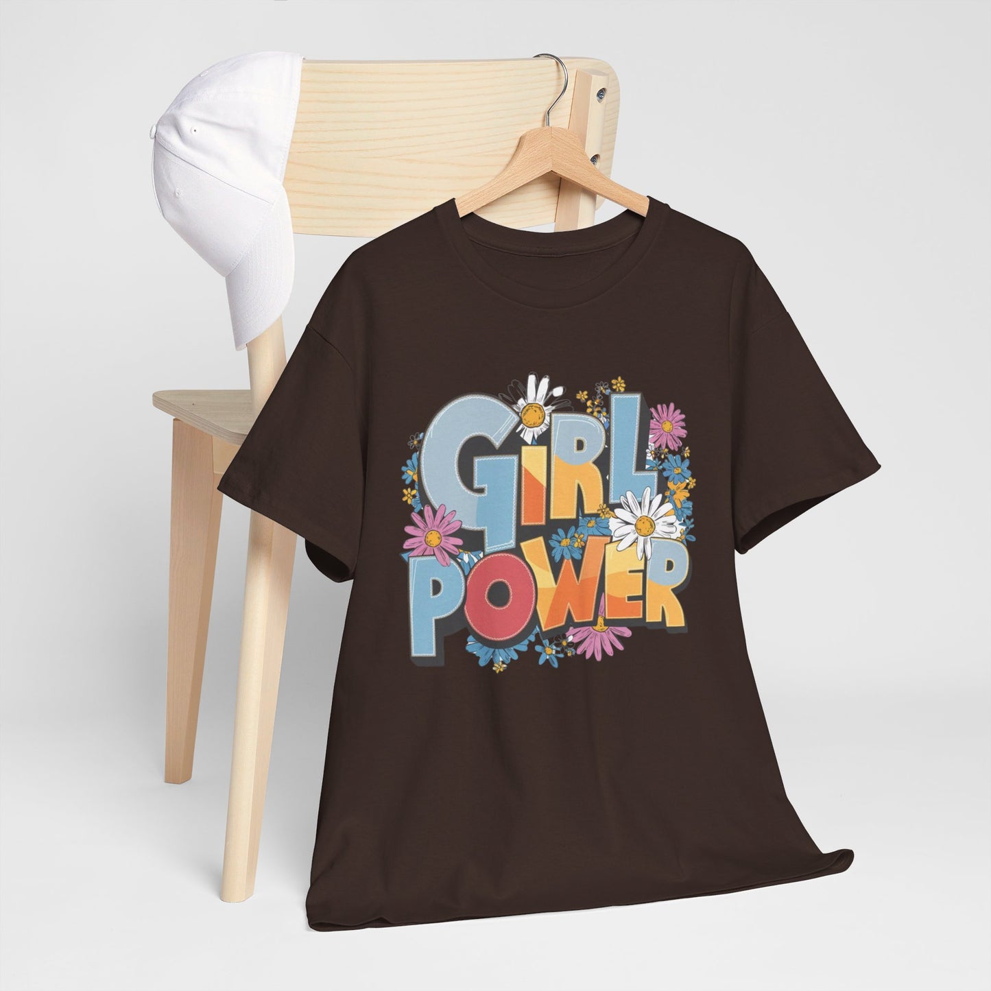 Girl Power Women Heavy Cotton Tee