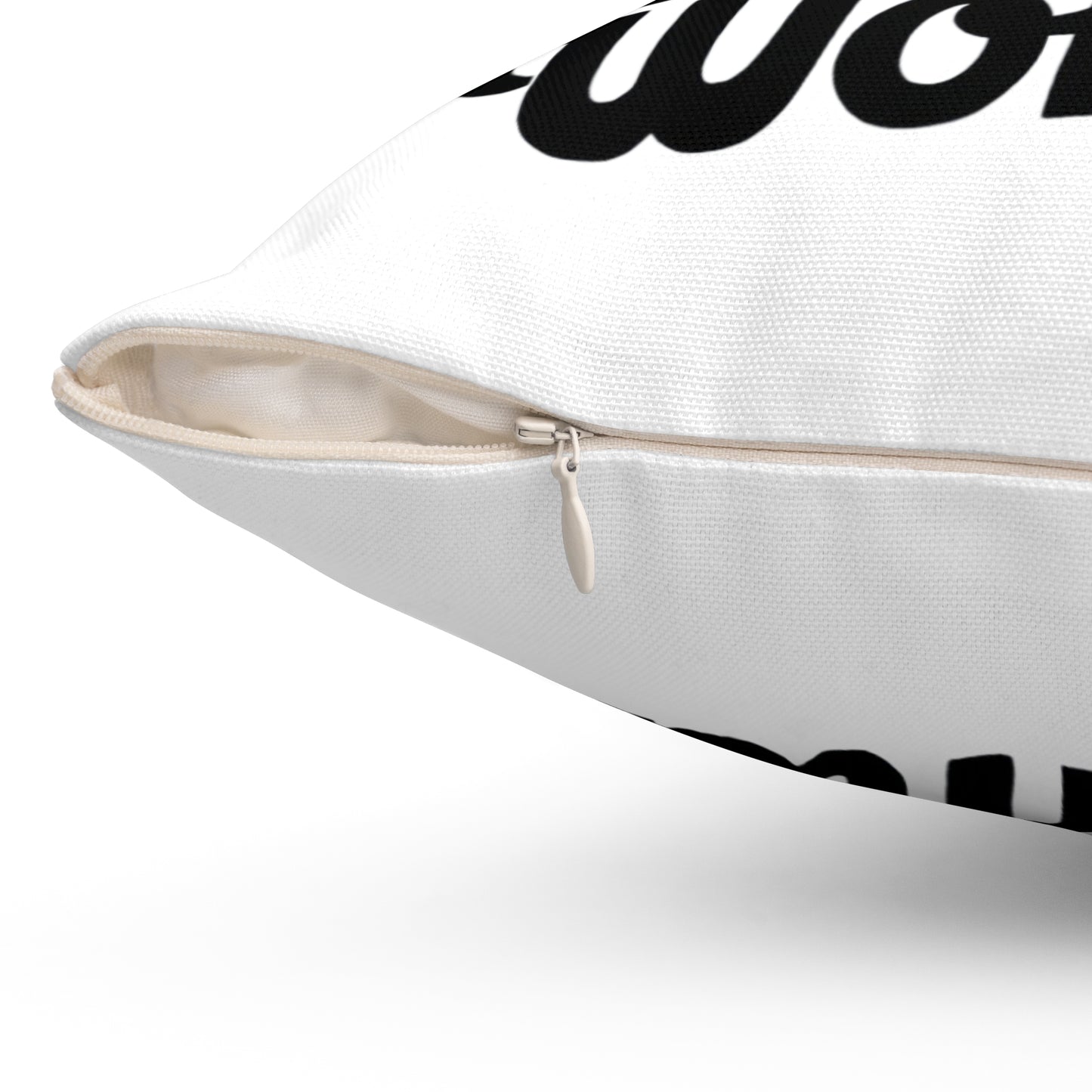 Drink Coffee Spun Polyester Square Pillow