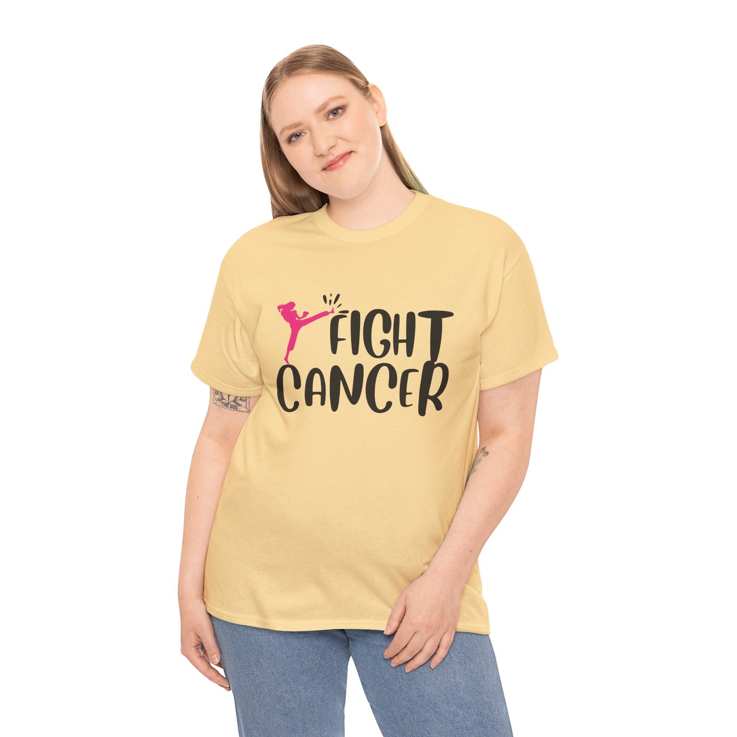 Fight Cancer Unisex Heavy Cotton Tee