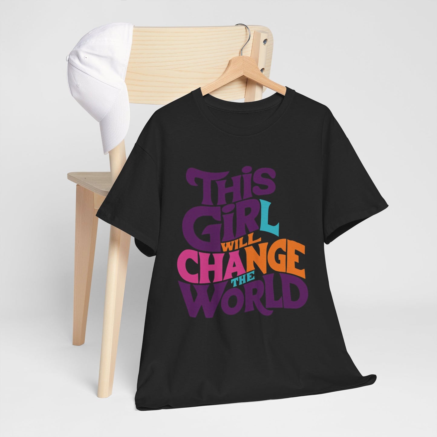 This Girl Printed  T Shirt with Hearts