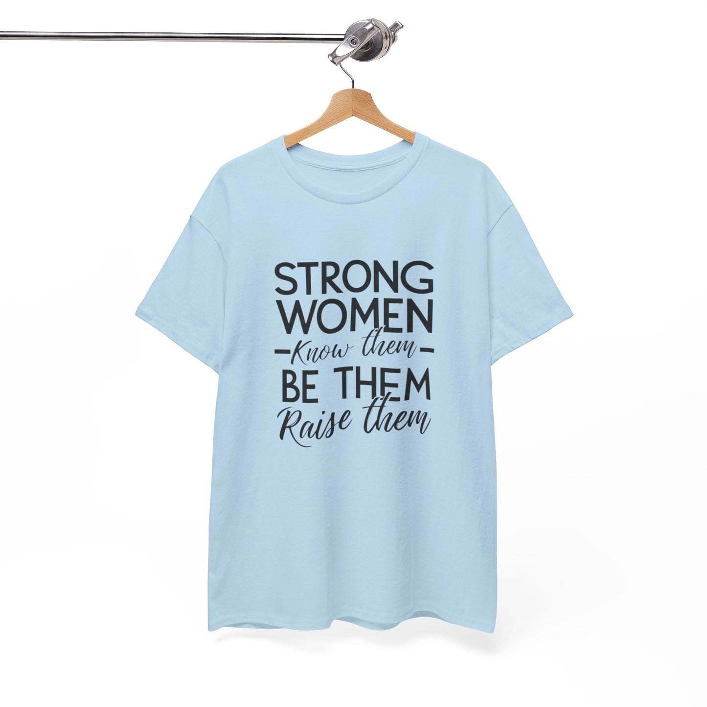 Strong Women Printed T Shirt with Hearts