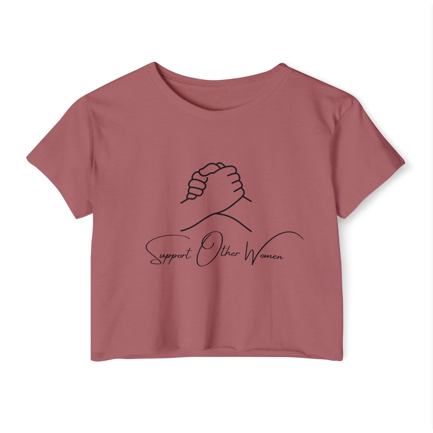 Support other women's Women's Festival Crop Top