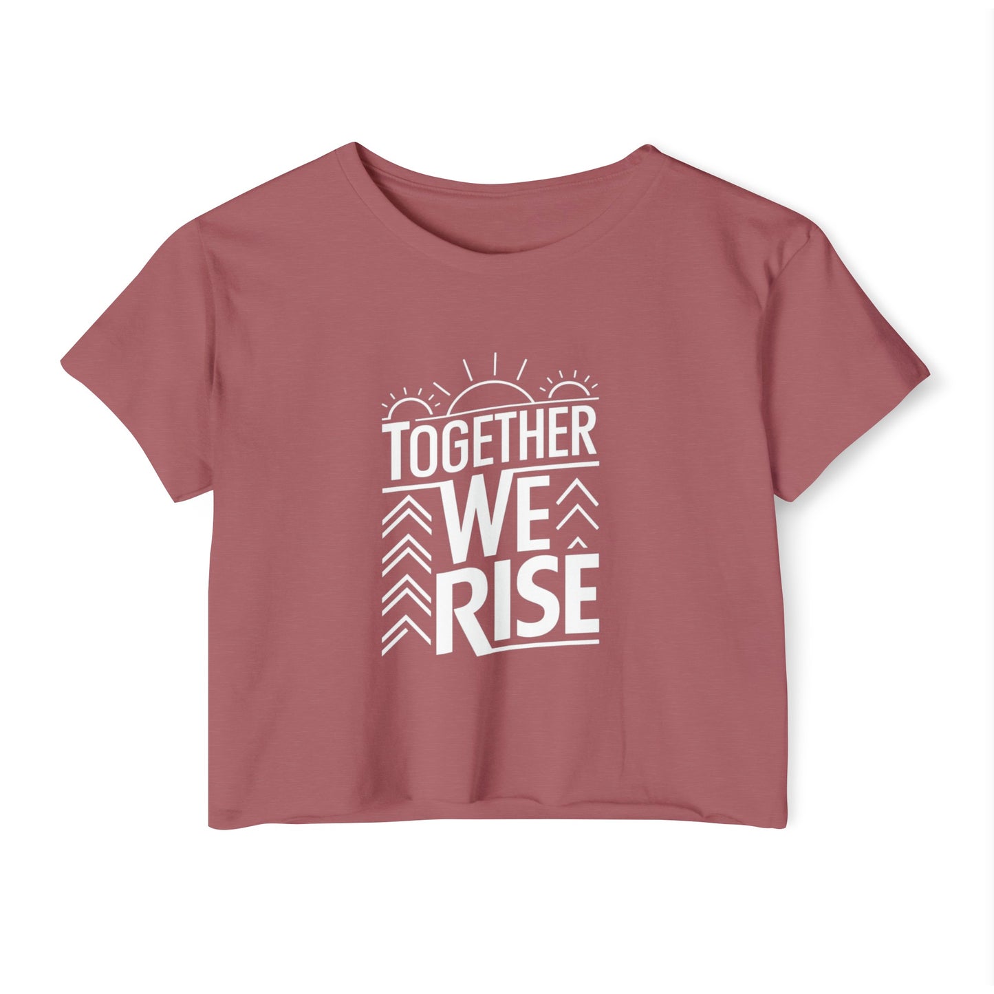 Together We Rise Women's Festival Crop Top