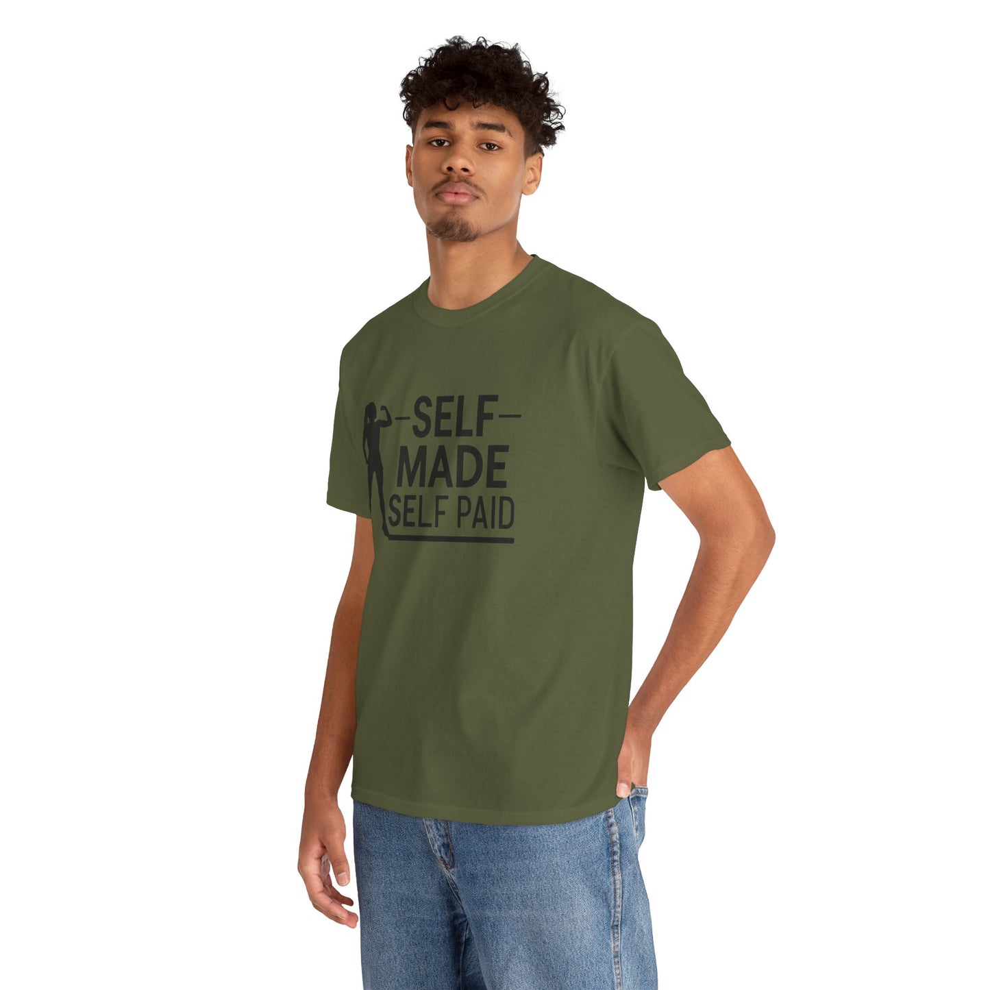 Self Made Printed T Shirt with Hearts