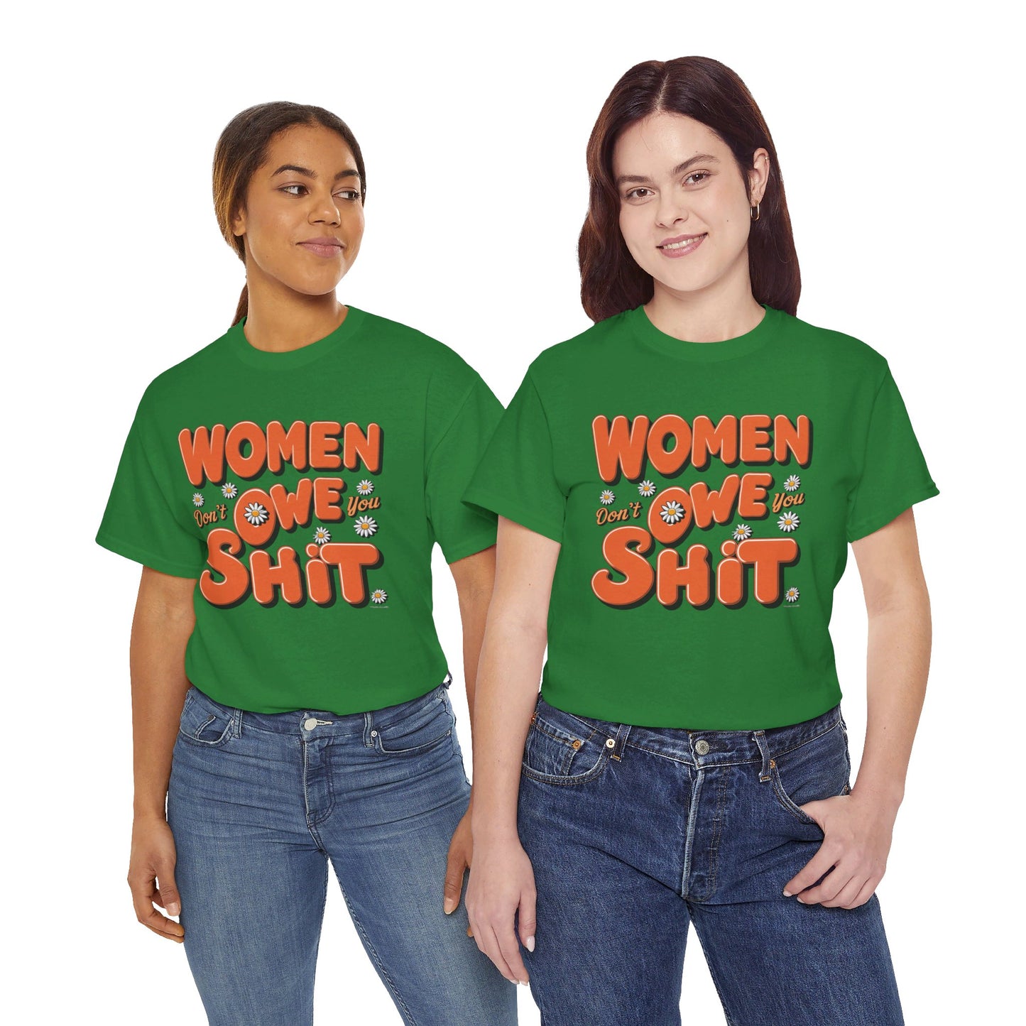 Women Don't Women Heavy Cotton Tee