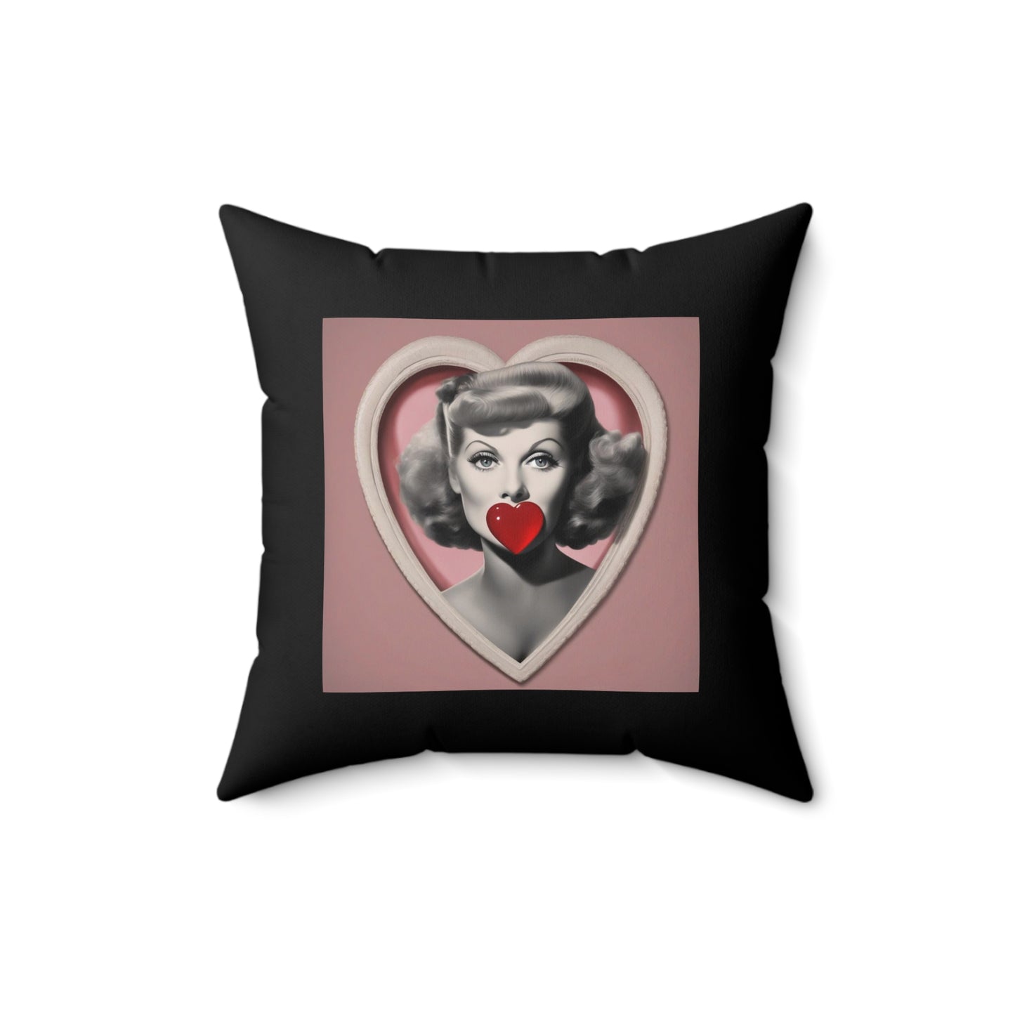 Women Spun Polyester Square Pillow