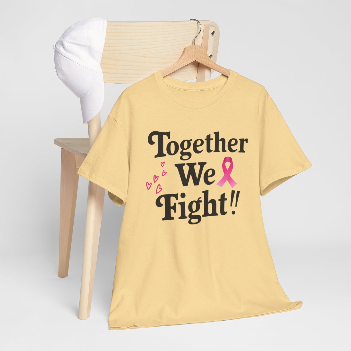 Together We Fight Unisex Heavy Cotton Tee