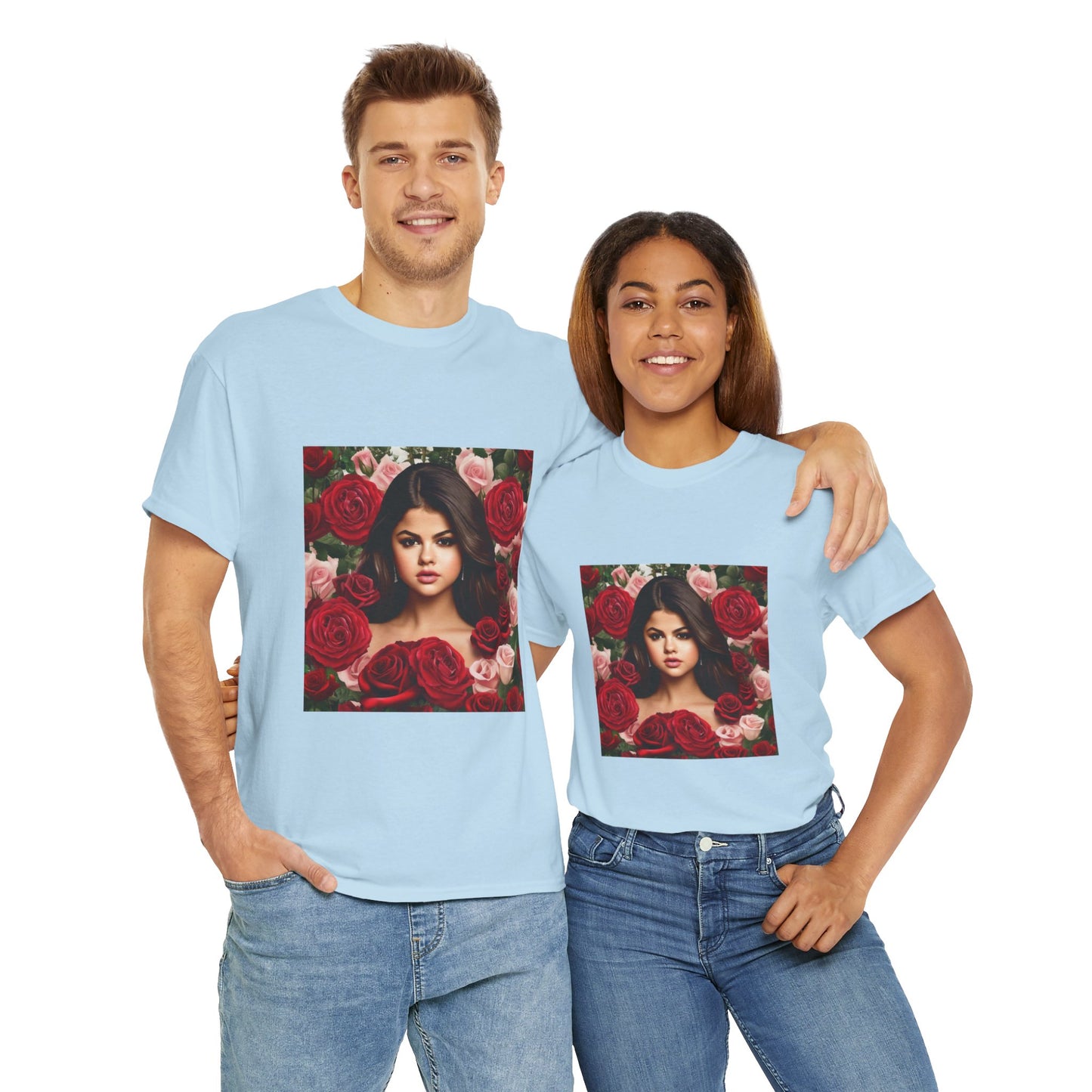 Selena Gomez T Shirt with Hearts