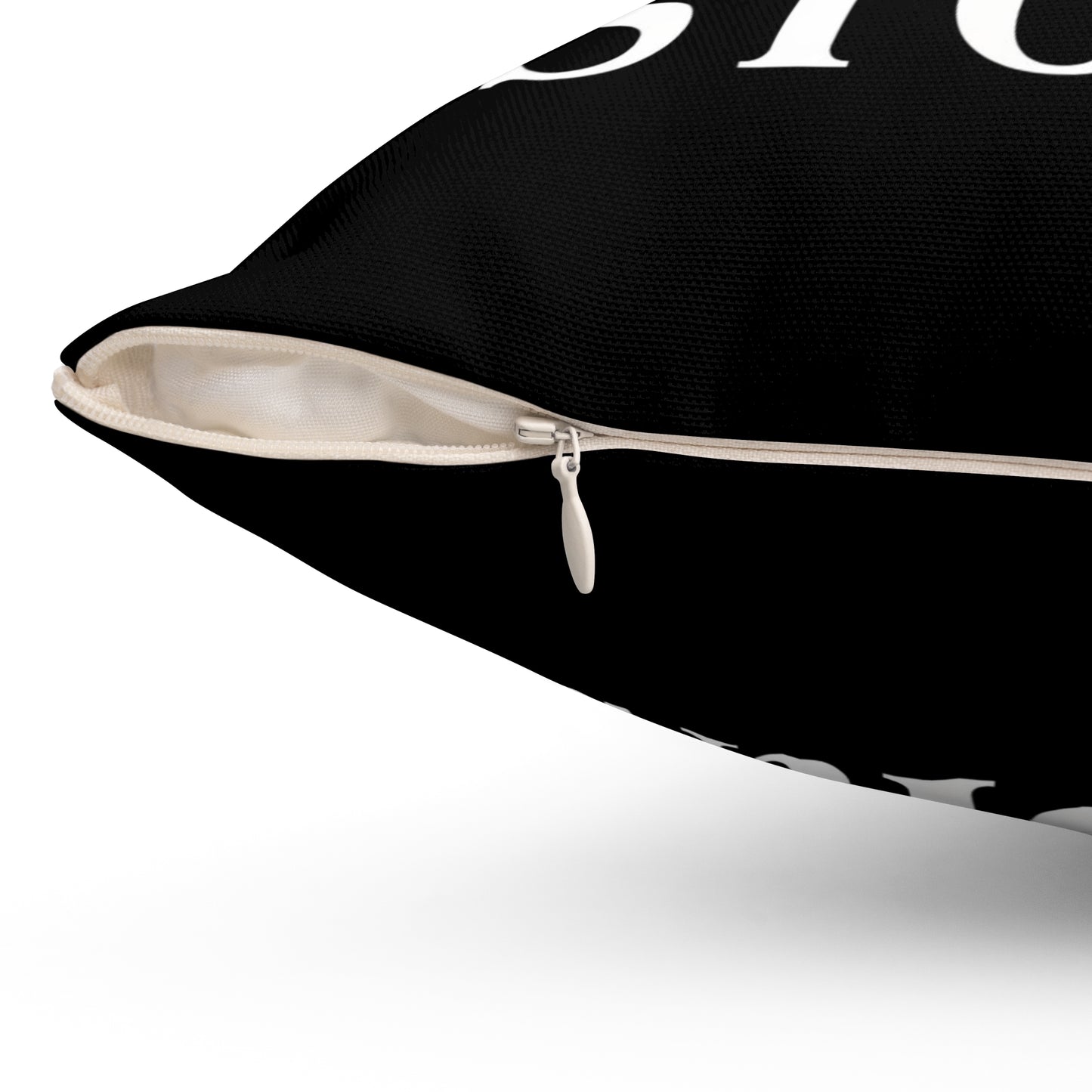 They Whispered Spun Polyester Square Pillow