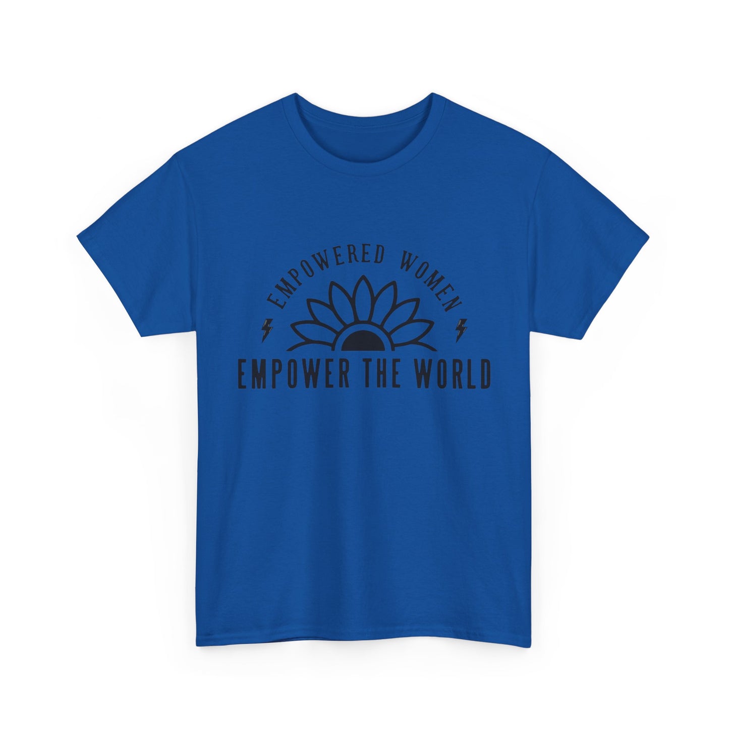 Empowered Women Printed T Shirt with Hearts