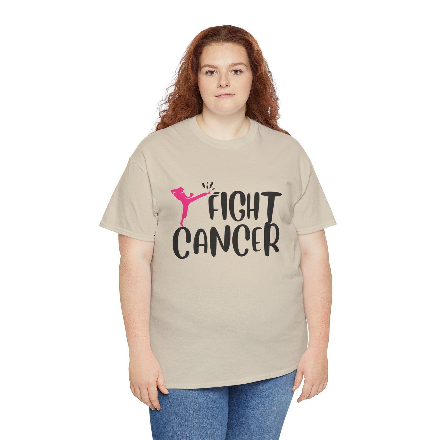 Fight Cancer Unisex Heavy Cotton Tee