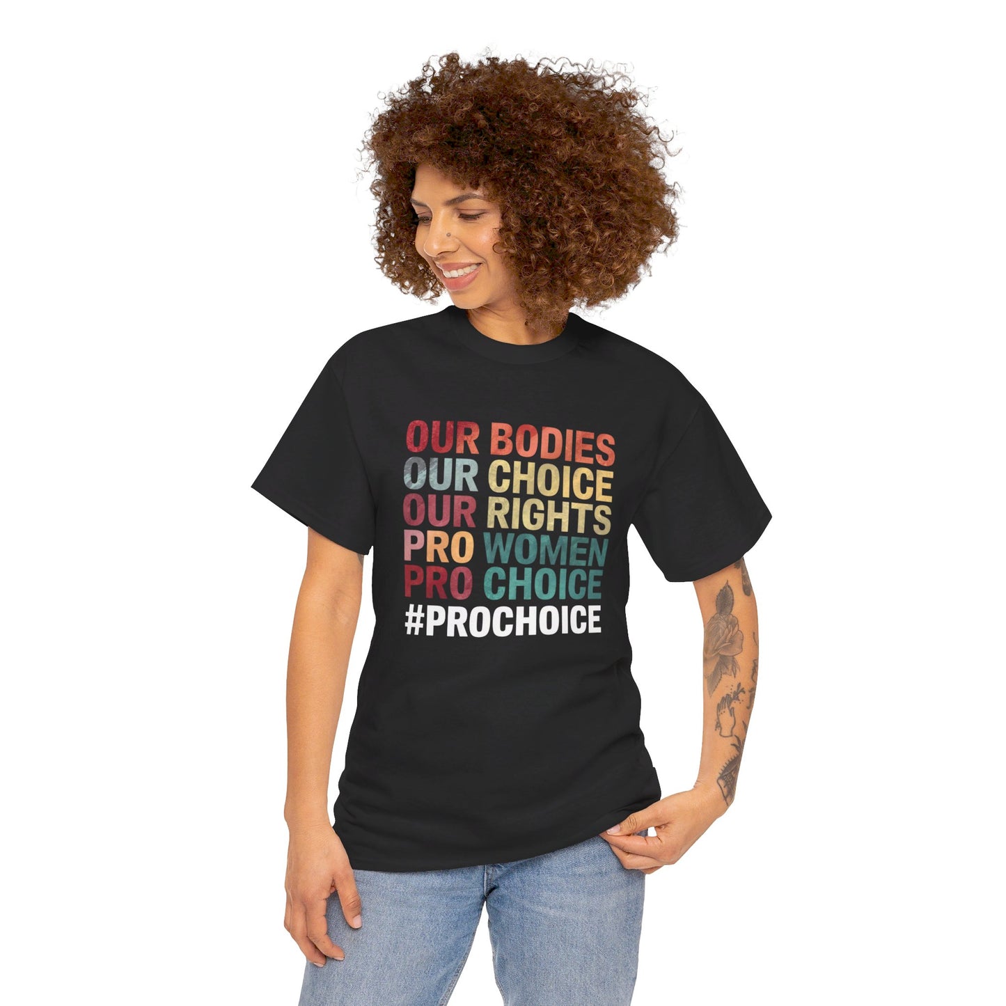 Our Bodies Women Heavy Cotton Tee
