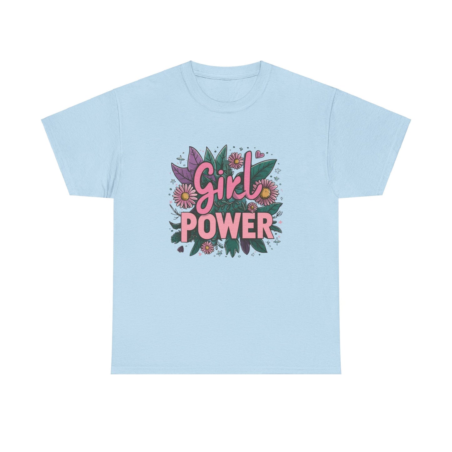 Girl Power Women Heavy Cotton Tee