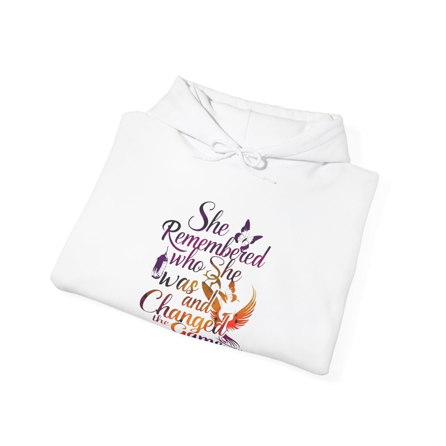 She Remembered Printed Unisex Heavy Blend™ Hooded Sweatshirt